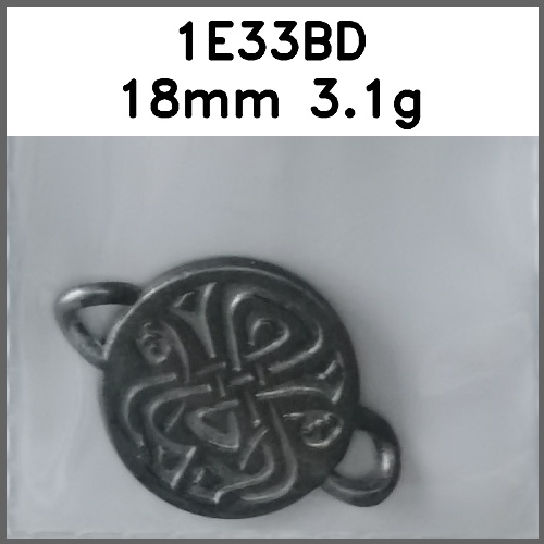 标牌_吊牌_刻花_两孔_圆形图片