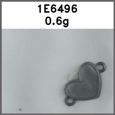 标牌_心形_两孔图片