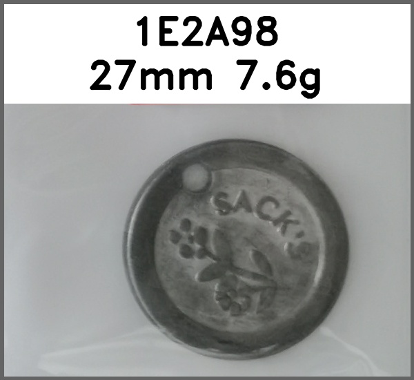 标牌_刻花_单孔_圆形图片