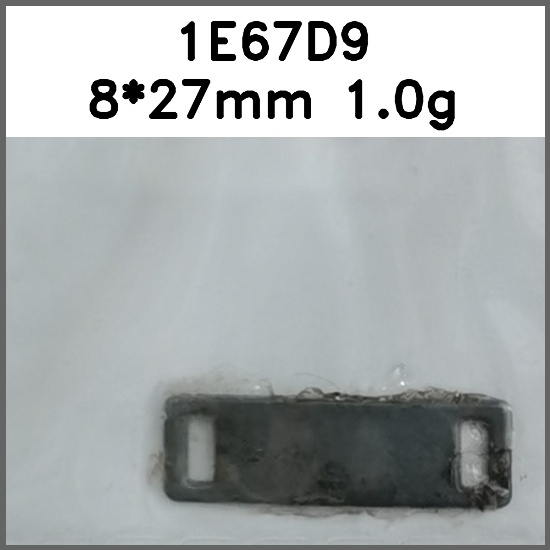 标牌_长方形_圆弧_光面_两孔图片