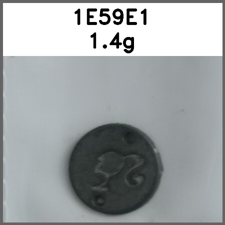 标牌_刻花_两孔_圆形图片