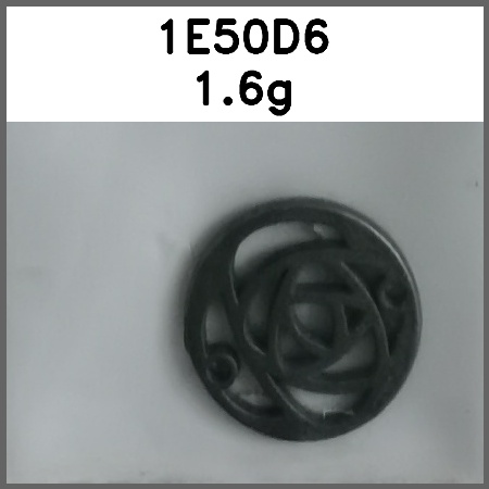 标牌_玫瑰花_两孔_圆形图片