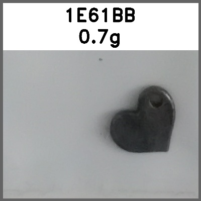 挂件_心形_有孔_单孔图片