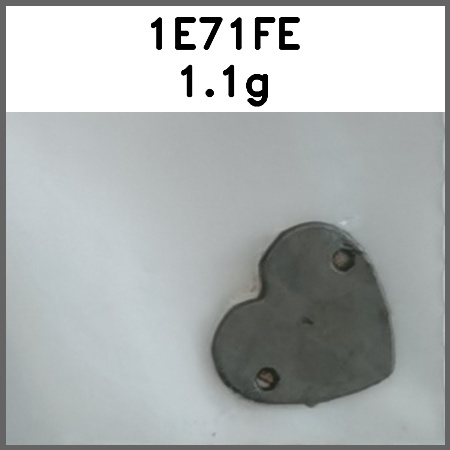 标牌_心形_光面_两孔图片